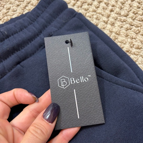 Brand new with Tags‎ Men’s Bello Brand Navy Blue Joggers Size Medium - Picture 5 of 7